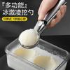 Cuchara Elástica de Acero Inoxidable para Hogar Cuchara para Helado Cuchara Excavadora de Bolas para Fruta Sandía Artefacto Cuchara Excavadora de Bolas Grande