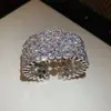 Pulsera Abierta Redonda Metálica Incrustada con Diamantes Transfronteriza Europea y Americana, Pulsera de Nicho Estilo Palacio con un Toque de Lujo Ligero y Gama Alta