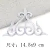 Pegatinas de Tela Bordada con Patrón Dorado y Plateado, Vestidos Antiguos, Nubes Propicias, Óperas, Varios Estilos de Piezas Bordadas, Pegatinas Decorativas de Parche, Accesorios DIY, Flores Calientes