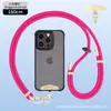 Cordón para Teléfono de Cuello Portátil Cruzado de 8 mm Hebilla Metálica de Alto Grado Ajustable Espaciador Correa para Cámara Anti-Pérdida para Exteriores