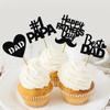 Amor PAPAI gravata borboleta para barba Cartão de bolo feliz Dia dos Pais PAPAI tema de festa de aniversário feliz Decoração