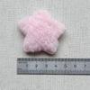 Outono e inverno de pelúcia de cinco pontas estrela hairpin star acessórios acessórios artesanais acessórios DIY decoração shell do telefone móvel