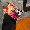 Funda para Teléfono iPhone16promax Gato Lúcent Leopardo Dibujos Animados Apple 15/14 Soporte 13pro