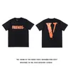 2026vlone saludo manga corta V grande Dragón de China limitado estilo de Fujiwara Hiro Edison Wang Yibo suelto