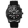 Fornecimento de fábrica transfronteiriço Men's Watch calendário relógio masculino relógio esportivo lazer relógio grande mostrador relógio de banda de silicone masculino