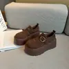 Zapatos Birkenstock para mujer con plataforma de suela gruesa para aumentar la altura, nuevos mocasines slip-on de verano 2026, zapatos casuales versátiles