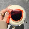 2025 Nuevas Gafas de Sol Plegables para Niños Gafas de Sol de Celebridad de Internet Gafas Portátiles con Sombrilla para Viajes al Aire Libre 7003