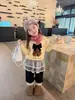 26 Nueva colección Otoño/Invierno: sudaderas de caricatura con forro de felpa para niñas, capas base de manga larga holgadas y cálidas para bebés y niños pequeños, tops para bebés