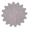 Papel de Lija de Malla de 3 Pulgadas Flor de Ciruelo Respaldo de Terciopelo Sin Polvo Malla de Lijado para Pintura Malla de Lijado para Pulido de Metal Anti-Obstrucción