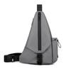 WEPOWER nova saco peito de grande capacidade masculina casual moda impermeável crossbody commuter mochila pequena