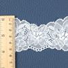 5 centímetros elástico laço urdidura malha nylon laço vestido de noiva requintado vestido acessórios de renda em estoque