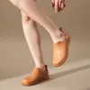 Botas de chuva de boca rasa para mulheres, moda primavera e outono, impermeáveis e antiderrapantes, com sola plana, adequadas para todas as estações, duráveis e ideais para lavar o carro, trabalho na cozinha e uso geral