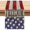 Camino de mesa American Independence Day Transfronterizo, Decoración de Atmósfera Festiva, Mantel de Mesa de Cocina, Cubierta para Mueble de TV, Mantel para Mesa de Entrada