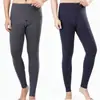 Calça comprida de veludo dupla face masculina calça quente outono e inverno calça de veludo masculina escovada cor sólida justa para usar por baixo calça de lã