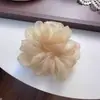 Goma para el pelo grande de tela floral suave estilo coreano, Accesorio para el pelo de malla directo de fábrica, Alta elasticidad, Versátil, Envío en 48 horas