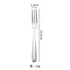 Conjunto de Talheres Ocidentais de Aço Inoxidável 304 - Faca, Garfo e Colher - Faca para Steak e Bolo de Restaurante, Garfo para Frutas de Hotel, Colher de Café, Colher de Sobremesa