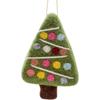 Colgantes pequeños creativos de fieltro navideño transfronterizo Fieltro de lana Muñeco de nieve navideño Anciano Alce Casita pequeña Adornos para árbol de Navidad