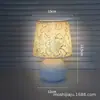 Luminária de mesa criativa de três cores em tecido retrô nórdico e arte em ferro, luminária de mesa decorativa para sala de estar, luminária de cabeceira para quarto, luz noturna ambiente
