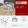 Fregadero de Verduras de Acero Inoxidable para Cocina Fregadero de Lavado de Platos de un Solo Tazón con Soporte Lavamanos para Balcón con Soporte Juego de Fregadero de un Solo Tazón
