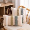 Homestay ins Style Tufted Pillowcase Nordic Geometric Sala de Estar Sofá Almofada Cintura Almofada Rainbow Tassel Quarto Almofada