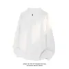 2026 HT26275 Camiseta Modificada Blanca Larga de Base Talla Grande Cuello Alto Manga Larga M-5X HT26600-Especial P26