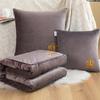Almohada Gruesa Multifuncional Edredón de Doble Propósito Siesta de Oficina Plegable Cojín Pequeño Cojín para Coche Edredón