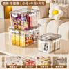 Caja de Almacenamiento Portátil Transparente Snacks Domésticos Libros Juguetes Cosméticos Caja de Almacenamiento Acrílica Caja Organizadora de Gran Capacidad