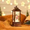 Decoraciones Navideñas, Escena Interior del Anciano, Cabina Telefónica, Lámpara de Aceite Pequeña, Pequeños Regalos de Navidad, Adornos Brillantes, Regalos
