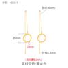 Aretes de Plata S925 Soporte Vacío Hecho a Mano diy Incrustado con Ámbar Cera de Abejas Perla Cuenta Redonda Aretes Soporte Vacío Accesorios para Mujer