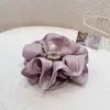 Presilha de Cabelo Bolha de Nuvem Perolada para Mulheres, Presilha Tubarão Volumizadora para a Parte de Trás da Cabeça Cheia, Acessório de Cabelo