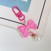Nuevo colgante de lazo de color caramelo para teléfono móvil, joyería para auriculares, bolso, accesorios para equipaje, ropa, regalo para estudiantes