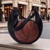 Nova Bolsa de Basquete Bolsa de Ombro para Estudante Bolsa de Treino Esportivo Grande Capacidade Bolsa de Futebol Vôlei Universal Portátil para Armazenamento