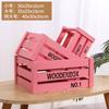 Caja de Madera Retro, Caja con Marco de Madera, Caja de Madera (Crate), Almacenamiento y Exhibición, Exhibidor para Supermercado, Cesta de Madera, Caja de Madera Decorativa, Rectangular