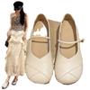 Sapatos Pequenos de Couro Estilo Britânico Delicado para Mulheres 2025 Novo Estilo Tendência Que Combina Bem com Saias, Versátil Estilo Fada Sapatos Mary Jane, Doce