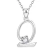 Weiya deseo cruzado comercio electrónico suministro 26 letras inglesas moda colgante de diamantes joyería de moda