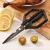 Tijeras Pesadas para Huesos de Pollo al por Mayor, Tijeras de Cocina Engrosadas para Uso Doméstico, Tijeras de Acero Inoxidable para Cortar Huesos, Carne y Pescado, Tijeras Específicas para Alimentos
