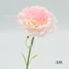 Flores Artificiais Dia das Mães Cravo de Haste Única Haste Curta Arranjo de Flores Artificiais de Seda Decoração de Sala de Estar de Casa Arranjo de Mesa Arte Floral