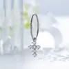 Nuevo Diseño de Nicho de Henson Jewelry Aro para Oreja Sin Costura de 0.8 mm de Diámetro Colgante de Cruz Joyería para Piercing