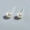 Clip para Oreja Minimalista Transparente de Resina Japonesa y Coreana Sin Agujeros en las Orejas Clip Transparente No Alérgico en Forma de U Joyería Creativa de Clip para Oreja con Perlas