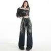 Outono de 2026 Novidades Estilo Garota Picante Calça de Pernas Largas Tendência da Moda Calça Reta Roupas Femininas Jeans Suporta Dropshipping