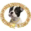 En Stock Collar para Perro Ancho de 13 mm Incrustado con Diamantes Collar para Gato Cadena Cubana Accesorios para Mascotas Vendedor Popular Transfronterizo Amazon Temu