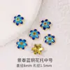 Tao Esmalte Toro Espaçador Artesanal DIY Acessórios de Brinco Caseiros Pulseira Usável Pulseira Contas Material para Chapéu