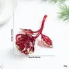 Pingente de Gota de Gelo de Cristal de Natal Enfeite de Árvore de Natal Acrílico Transparente Anjo Luz Decorações de Luxo Cenário
