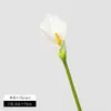 Comércio Exterior Transfronteiriço Atacado Mini PU Lírio-calla Flor Artificial Sala de Estar Mesa de Jantar Arranjo de Flores Lírio-calla Flor Falsa Decoração de Casamento