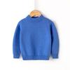 Ventas Directas de Fábrica Ropa de Punto para Niños Otoño e Invierno Nuevo Color Caramelo Algodón Puro Cuello Medio Ropa de Punto Básica para Bebés Niños y Niñas