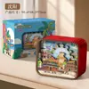 Caixa de Música Original de Madeira, Atrações da Cidade, Caixa de Música Cultural e Criativa, Lembranças Turísticas, Enfeites da Moda Nacional, Ímãs de Geladeira, Itens para Exposição em Bancas