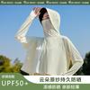 Roupa de Proteção Solar de Seda de Gelo para Mulheres, Fresca e Leve, Proteção UV para o Verão 2026, Jaqueta Respirável para Ciclismo, Roupa de Proteção Solar