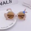 Gafas de Sol Infantiles Lindas de Dibujos Animados Conejito Unisex Gafas de Sol con Temperamento de Moda Gafas Anti-UV