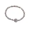 Pulsera Elegante Estilo Francés de Disco de Circonita Cielo Estrellado, Sencilla y a la Moda, Lujo Ligero de Gama Alta, Regalo para Novia, Joyería de Moda