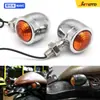 Accesorios modificados para motocicleta señal de giro retro señal de giro pequeña para Harley Prince señal de giro metálica señal de giro modificada